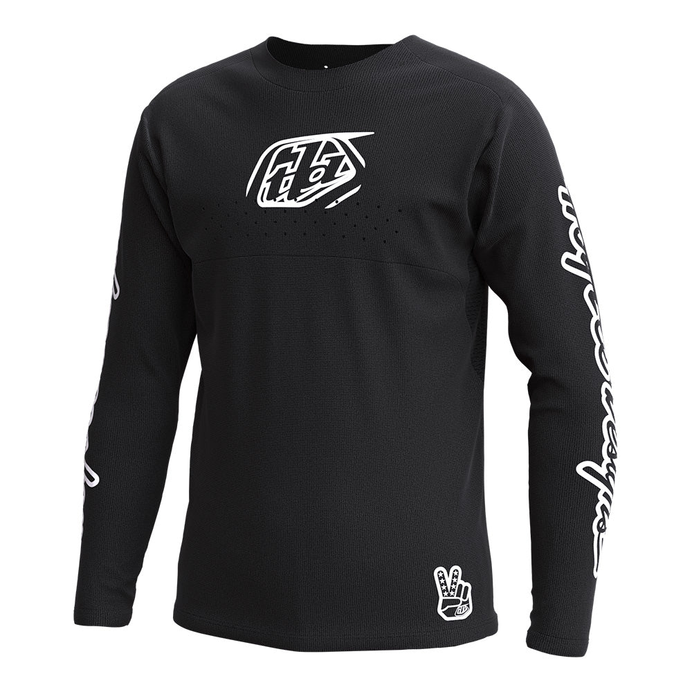 Jersey para niño Troy Lee Designs Sprint Icon Black